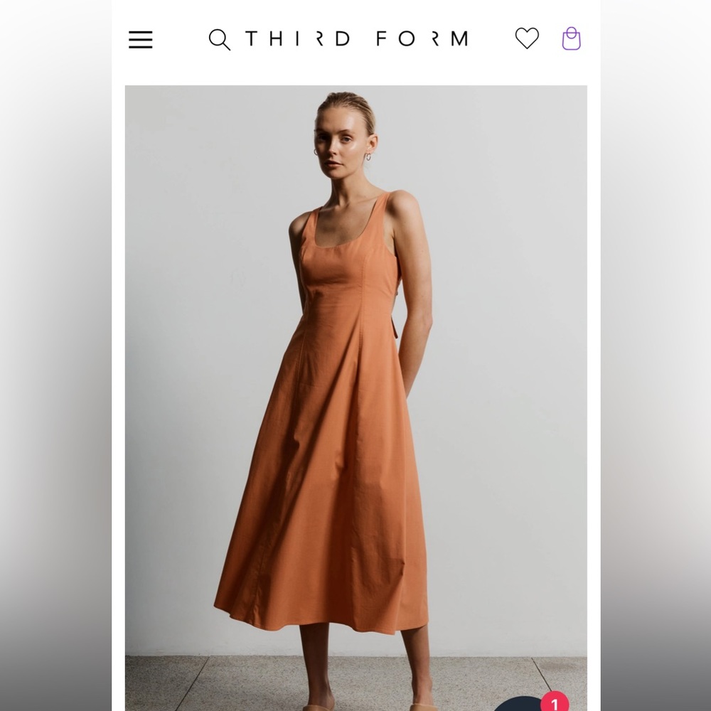 Third Form Flowers For You Dress in Guava